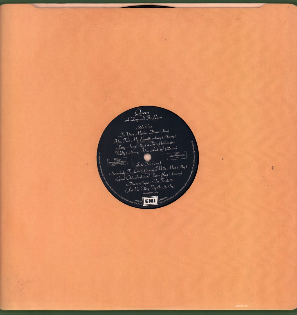 Queen - A Day At The Races - Lp