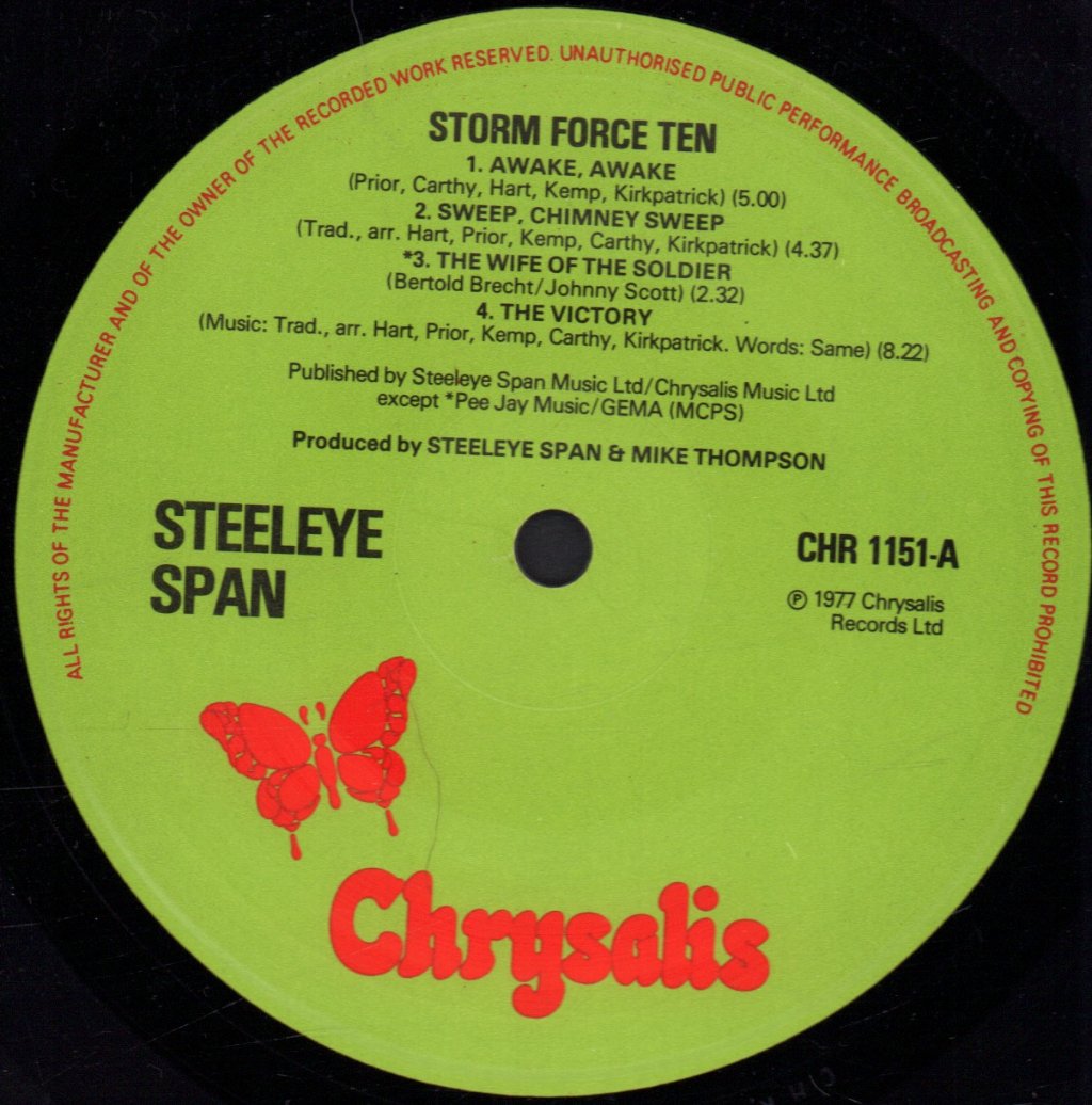 Steeleye Span - Storm Force Ten - Lp