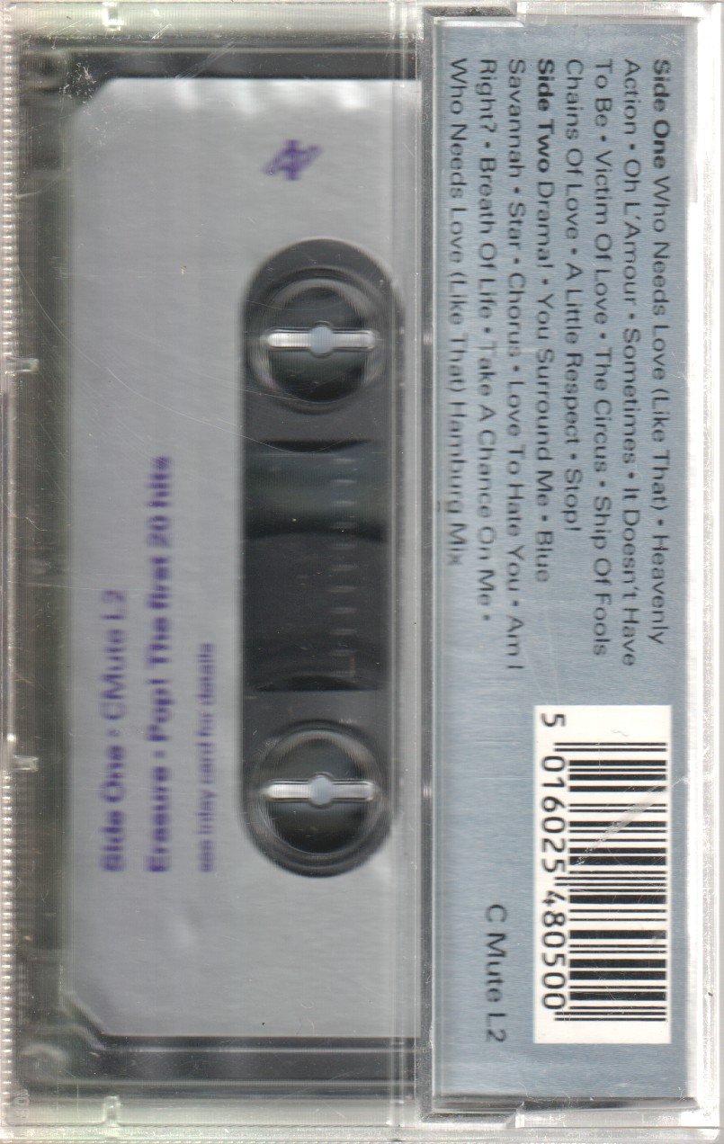 Erasure - Pop The First 20 Hits - Cassette