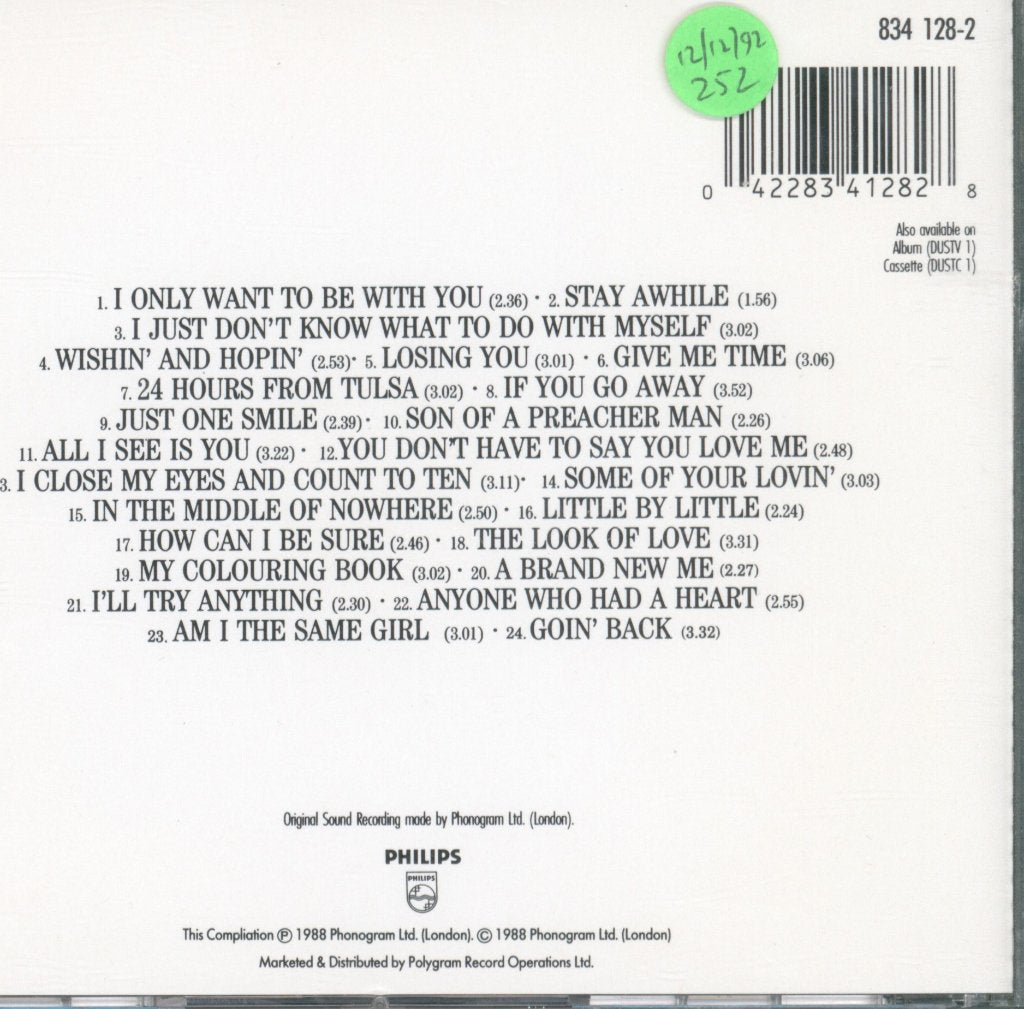 Dusty Springfield - Dusty - The Silver Collection - Cd