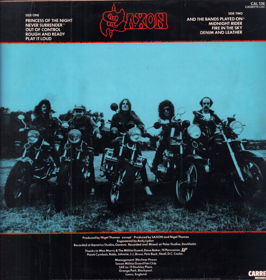 Saxon - Denim And Leather - Lp