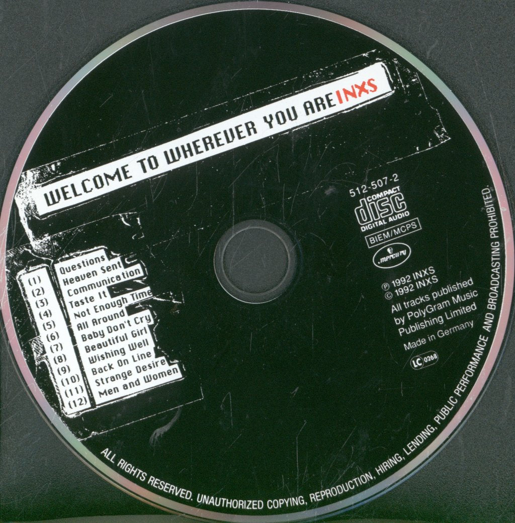 INXS - Welcome To Wherever You Are - Cd
