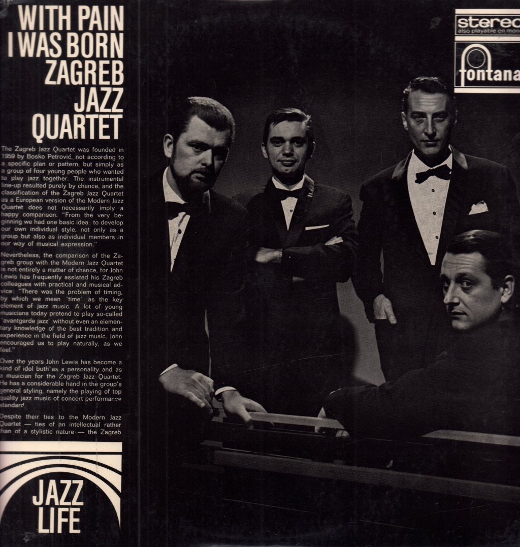 zagreb jazz quartet - With Pain I Was Born - Lp