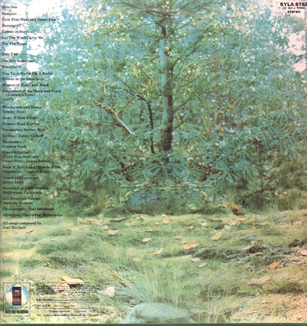 Joni Mitchell - For The Roses - Lp