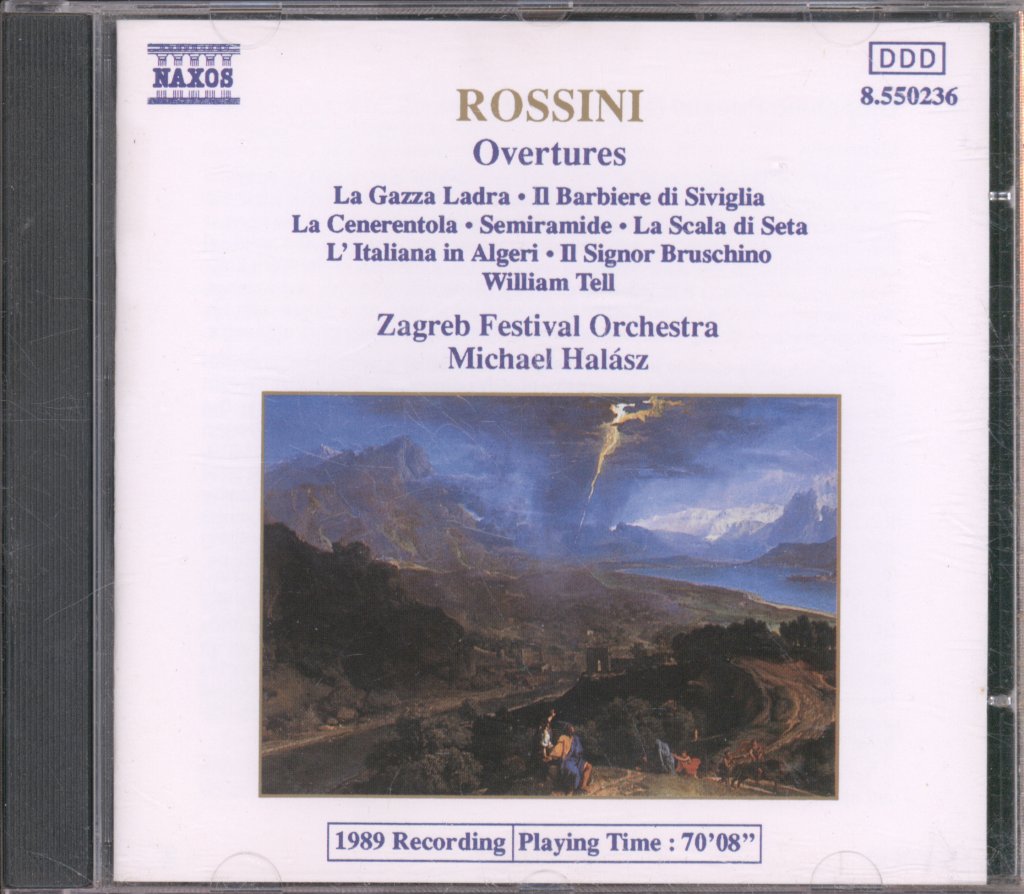 Zagreb Festival Orchestra, Michael Halász - Rossini - Overtures - Cd