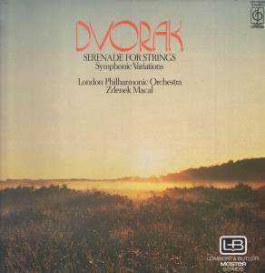 Zdenek Macal / London Philharmonic Orchestra - Dvorak - Serenade For Strings / Symphonic Variations - Lp