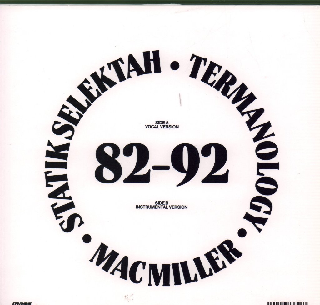 Statik Selektah / Termanology / Mac Miller - 82 92 - 7 Inch