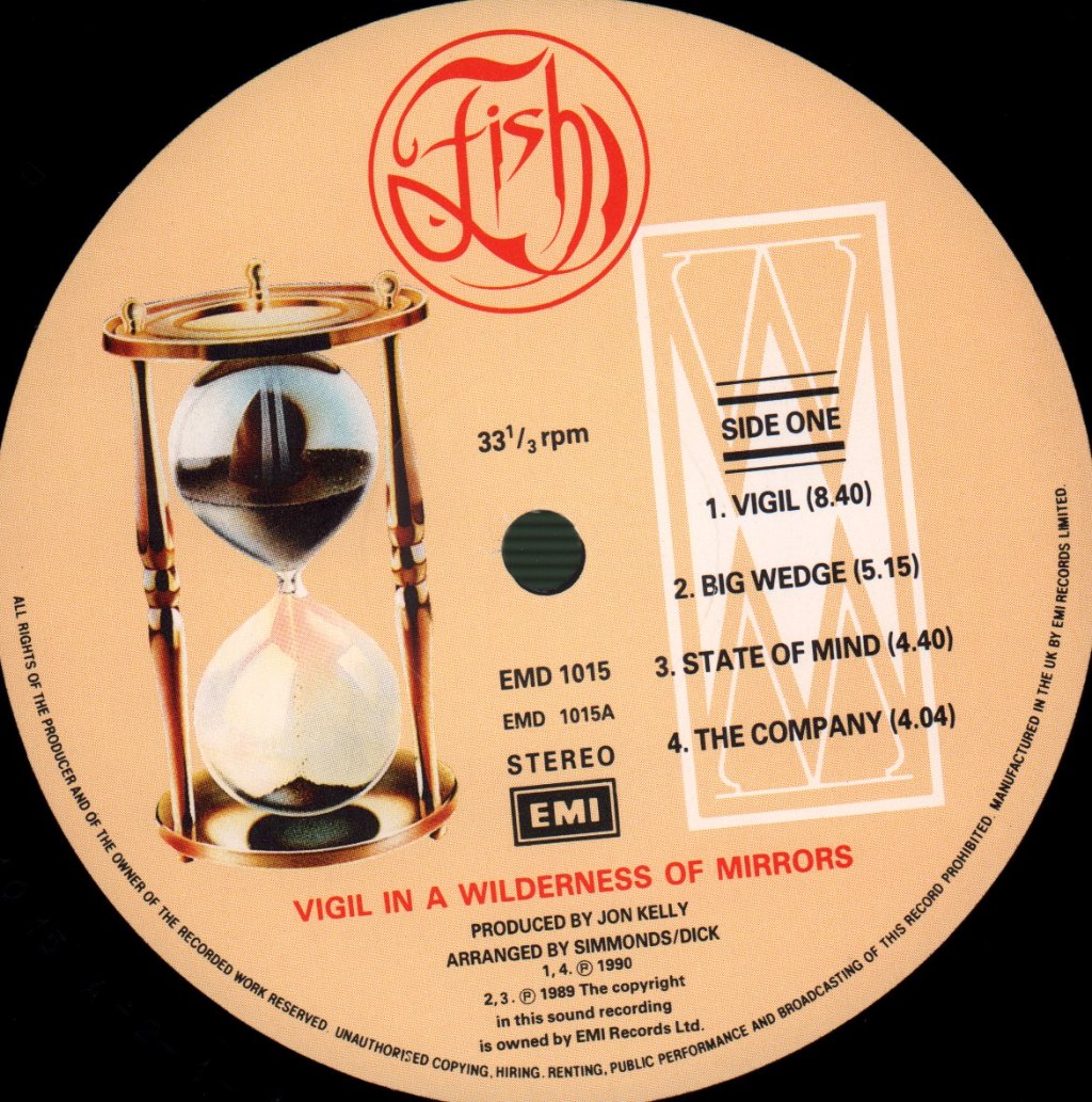 Fish - Vigil In A Wilderness Of Mirrors - Lp