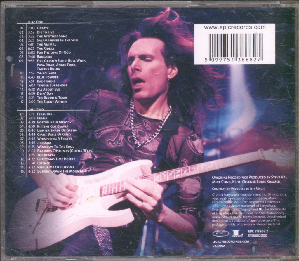Steve Vai - Infinite Steve Vai (An Anthology) - Double Cd