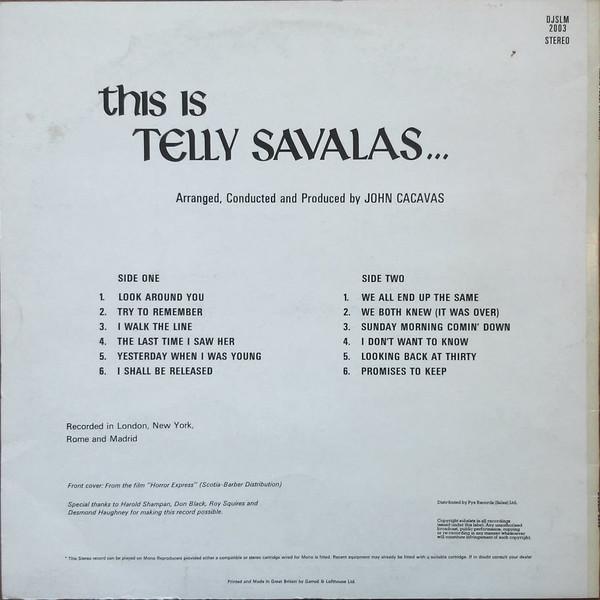 Telly Savalas - This Is Telly Savalas... - Lp