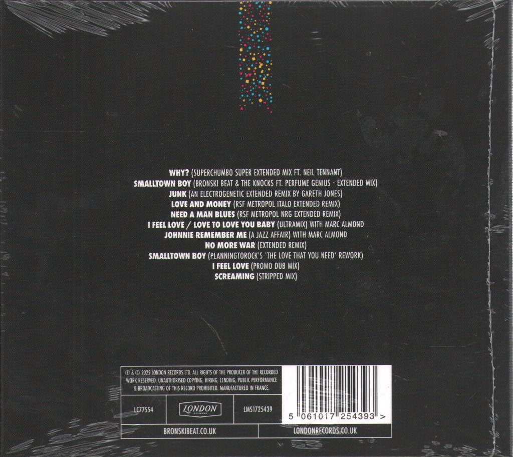 Bronski Beat - Forbidden Fruit - The Age of Consent Remixed - Cd