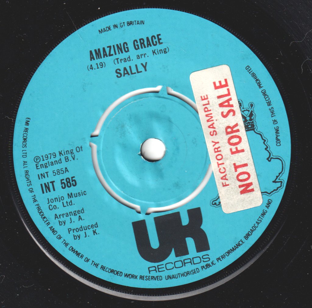 sally - Amazing Grace - 7 Inch