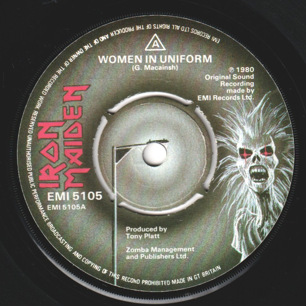 Iron Maiden - Women In Uniform - 7 Inch