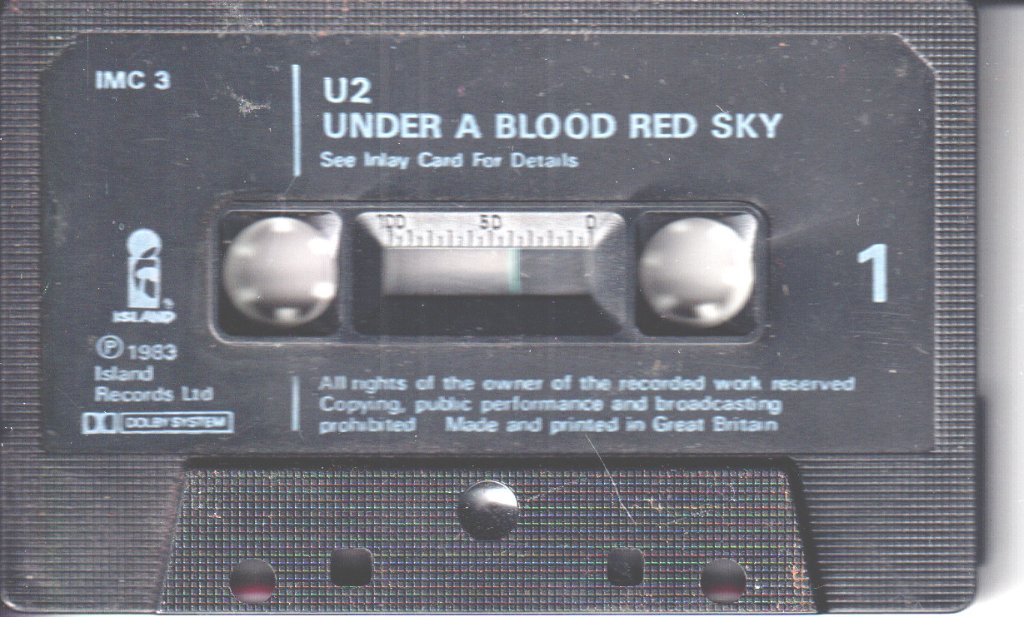 U2 - Live Under A Blood Red Sky - Cassette