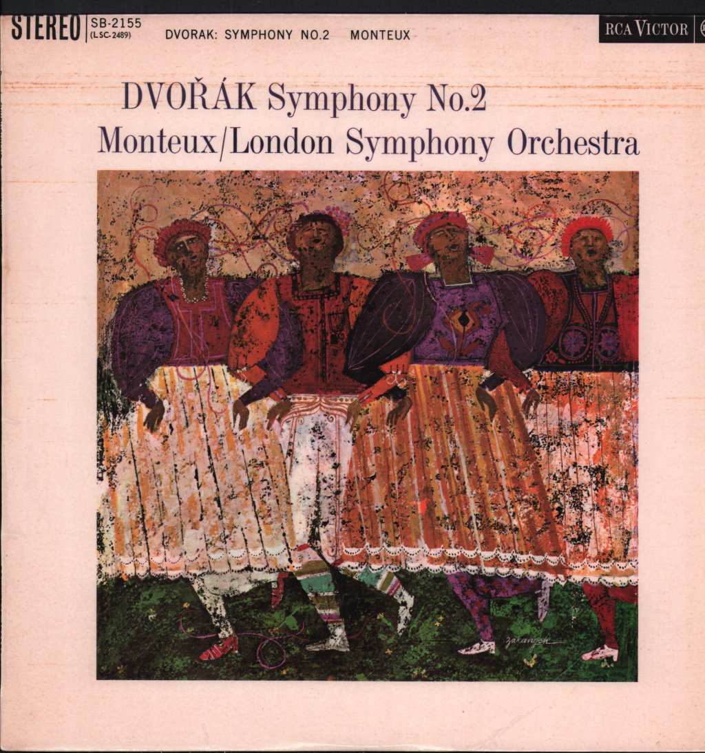 Pierre Monteux / London Symphony Orchestra - Dvorak - Symphony No. 2 - Lp