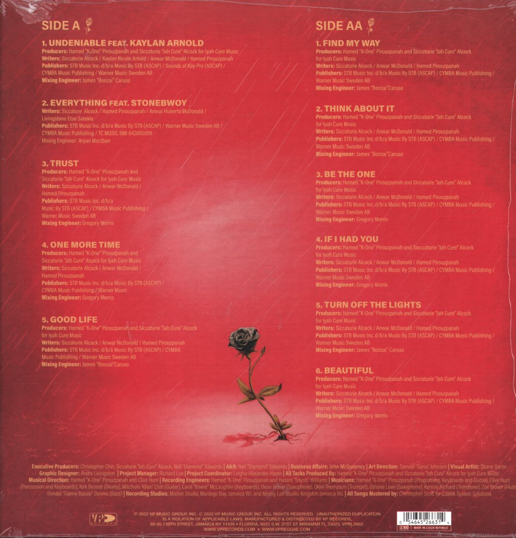 Jah Cure - Undeniable - Lp