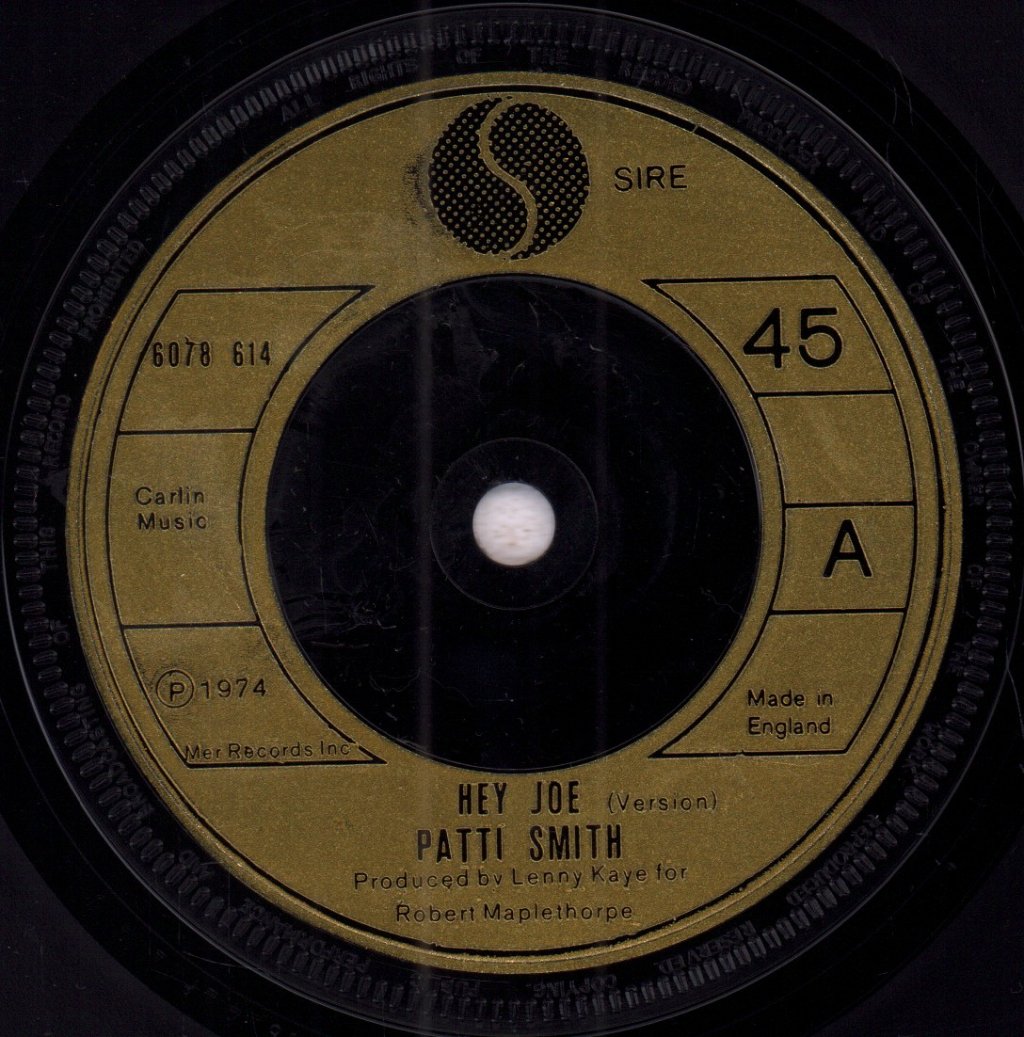 Patti Smith - Hey Joe - 7 Inch