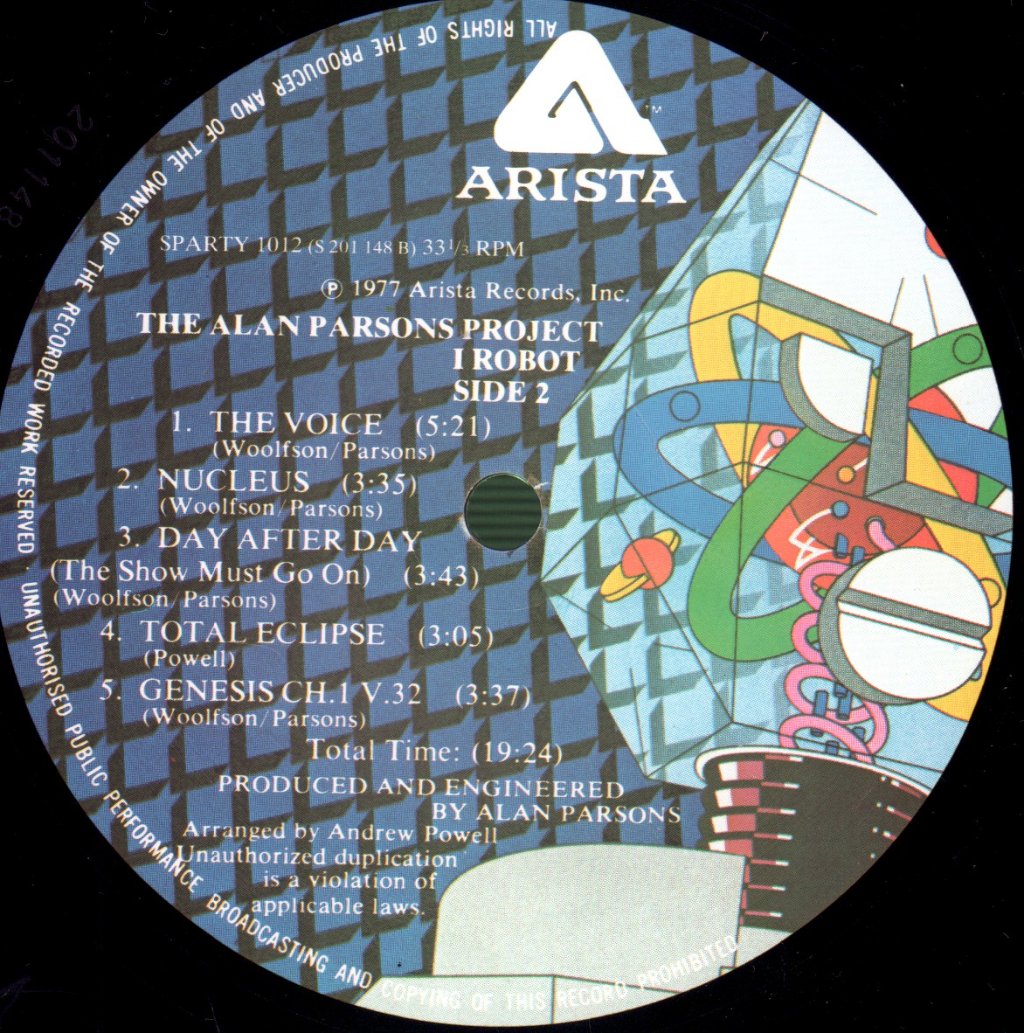 Alan Parsons Project - I Robot - Lp