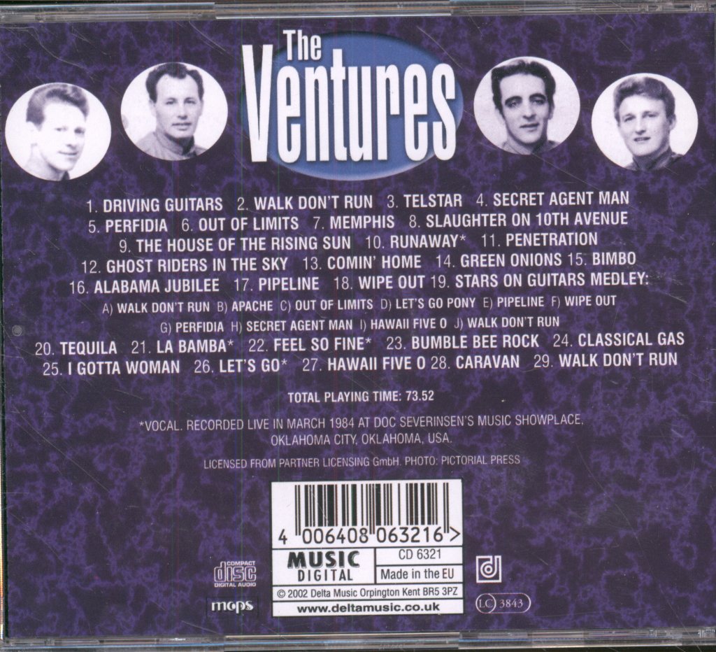 Ventures - Driving Guitars - Cd