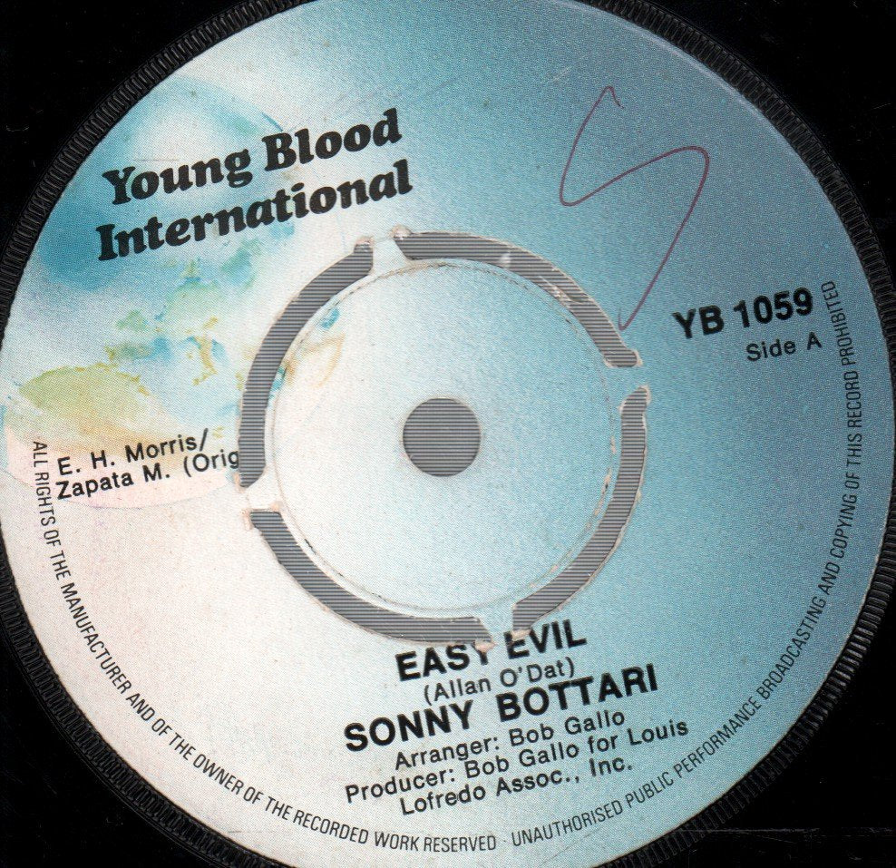 Sonny Bottari - Easy Evil - 7 Inch