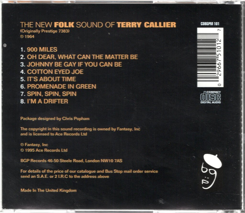 Terry Callier - New Folk Sound Of Terry Callier - Cd