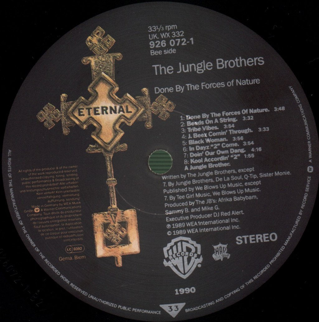 Jungle Brothers - Done By The Forces Of Nature - Lp