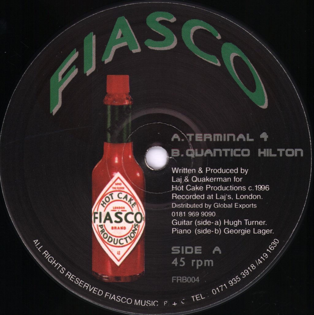 Laj & Quakerman - Terminal 4 - 12 Inch