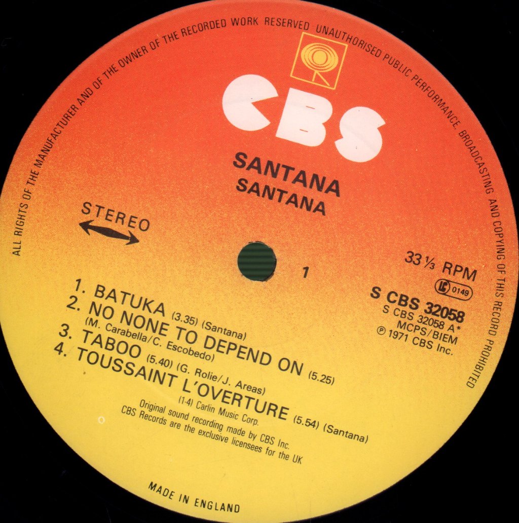 Santana - Santana - Lp
