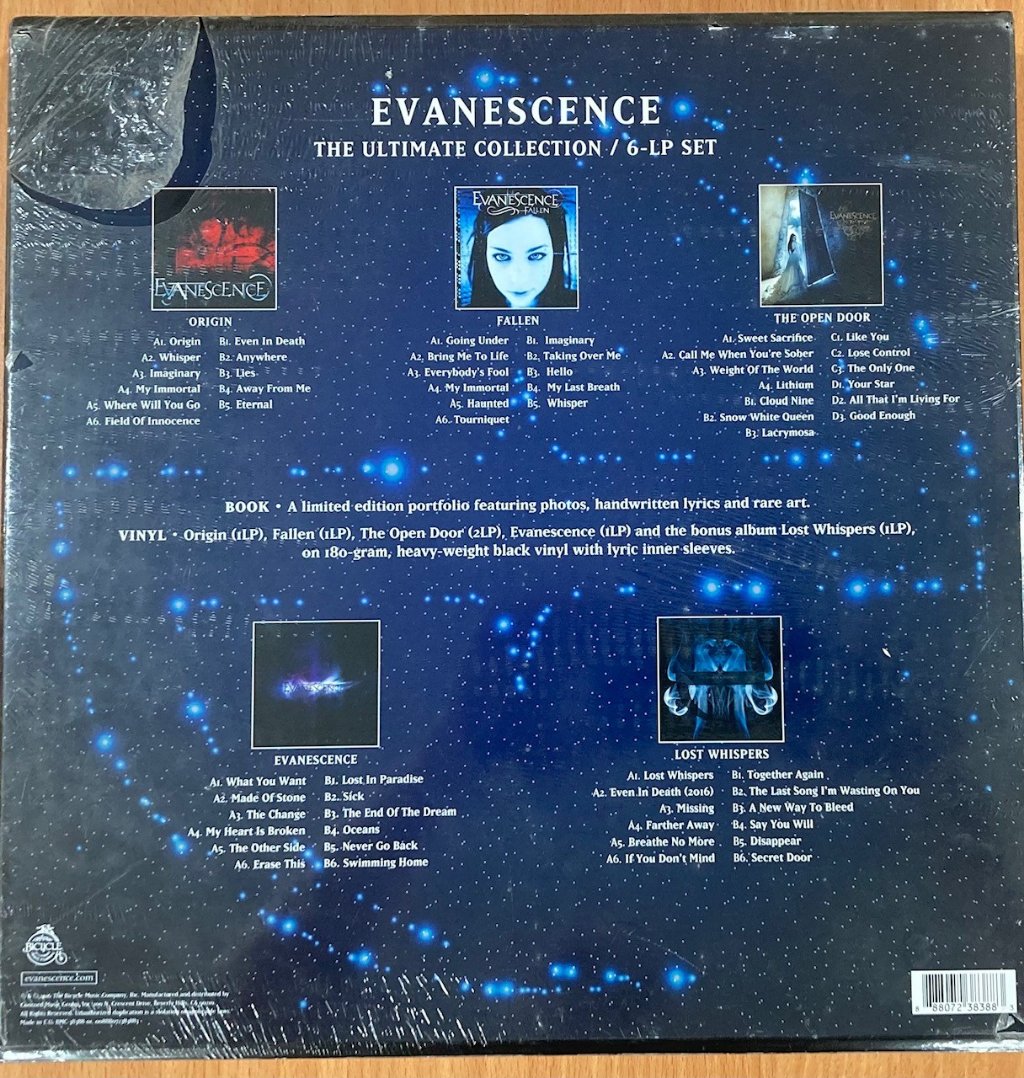 Evanescence - Ultimate Collection - Lp Set