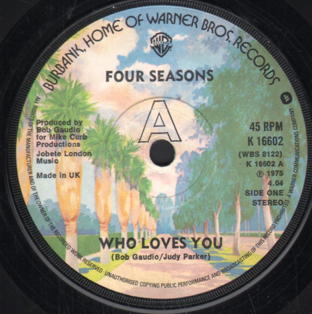 Four Seasons - Who Loves You - 7 Inch