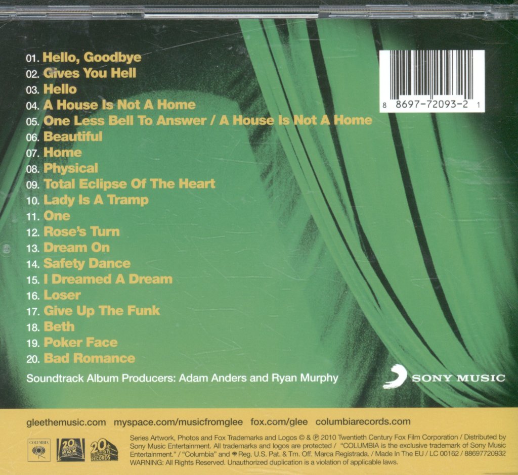 Glee Cast - Glee: The Music, Volume 3 Showstoppers - Cd