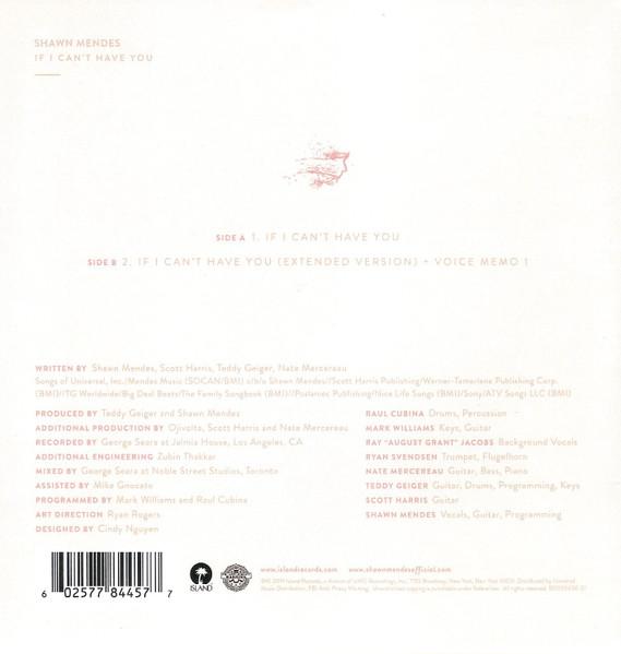 Shawn Mendes - If I Can't Have You - 7 Inch