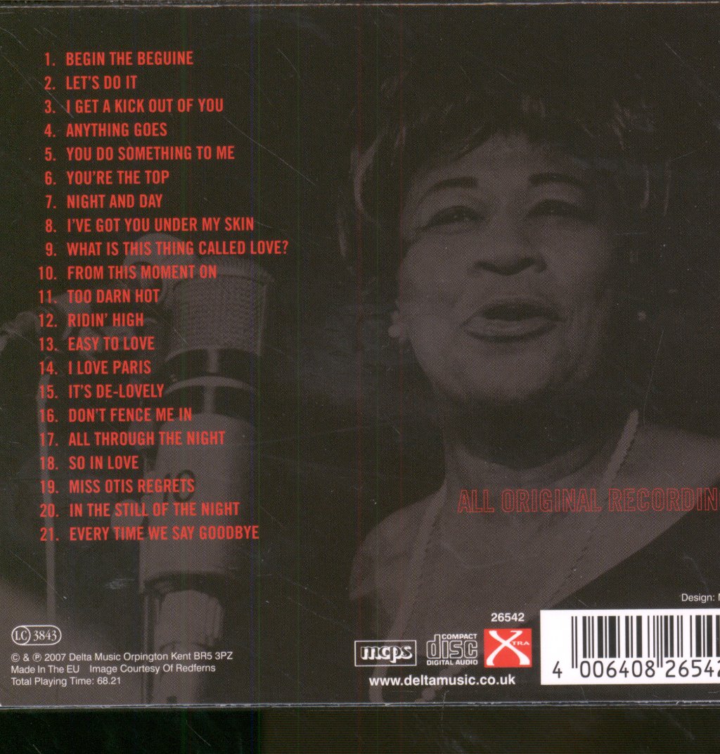 Ella Fitzgerald - Sings Cole Porter - Cd