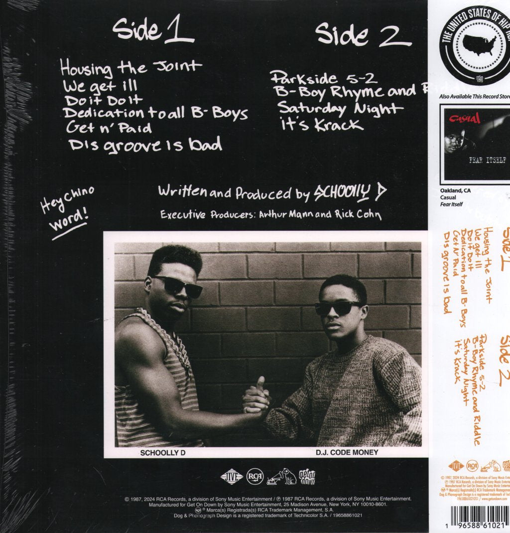 Schoolly D - Saturday Night! - The Album - Lp