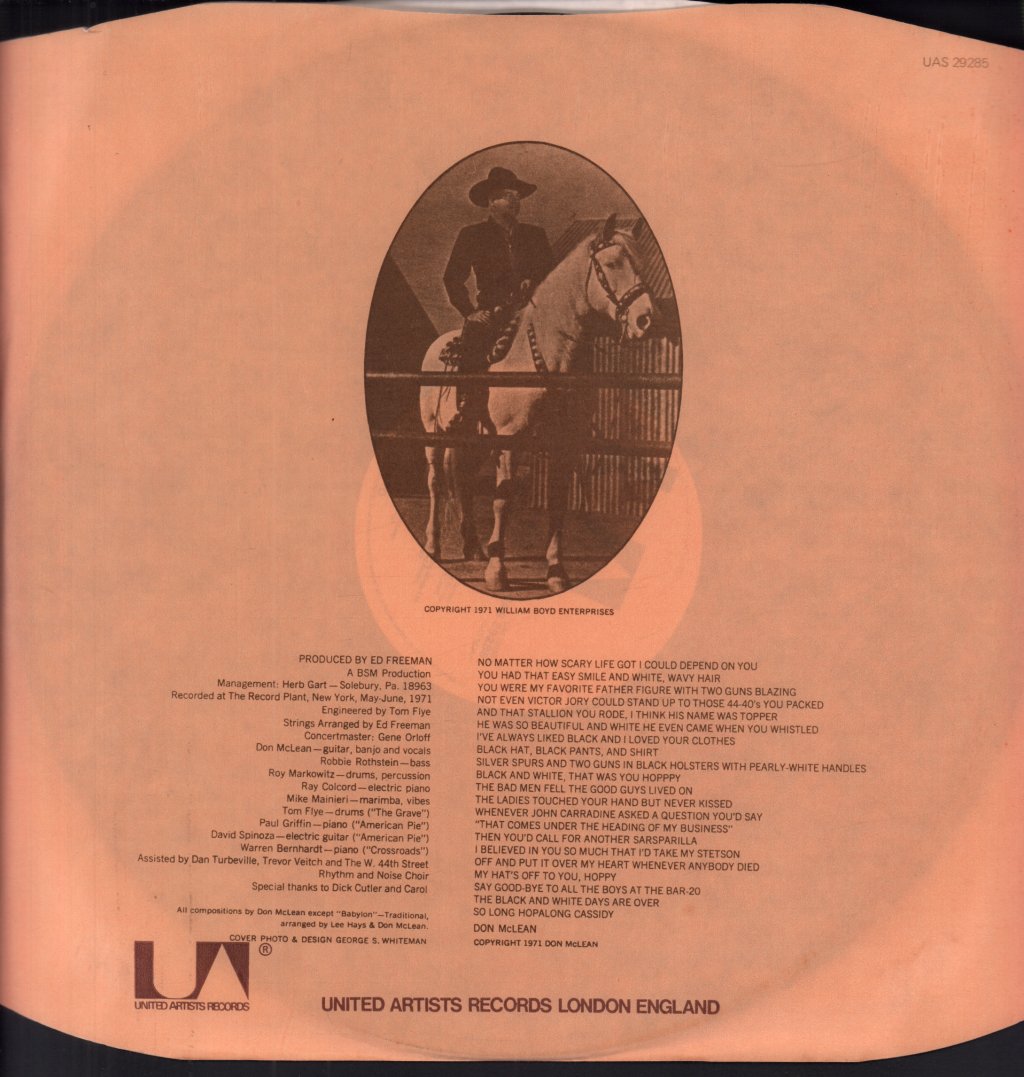 Don McLean - American Pie - Lp