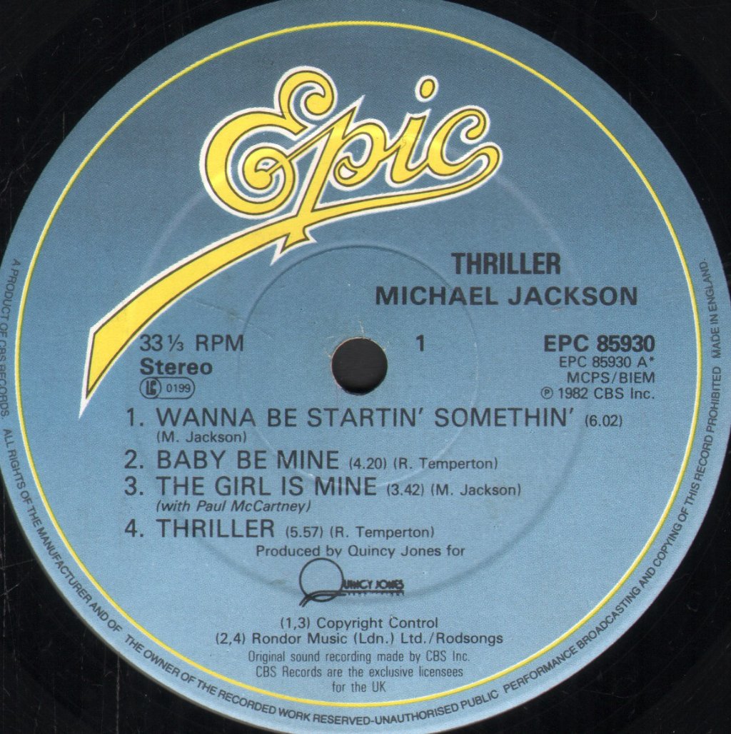 Michael Jackson - Thriller - Lp