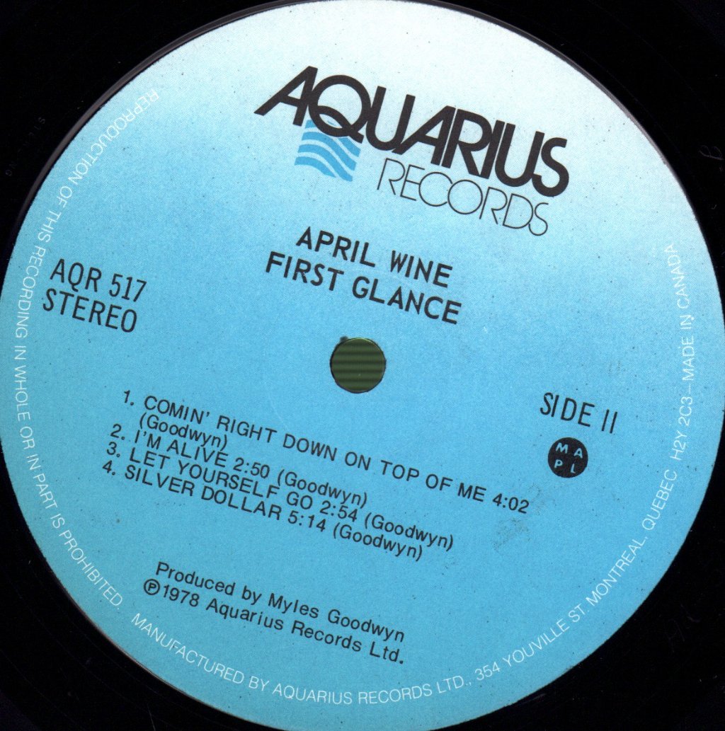April Wine - First Glance - Lp