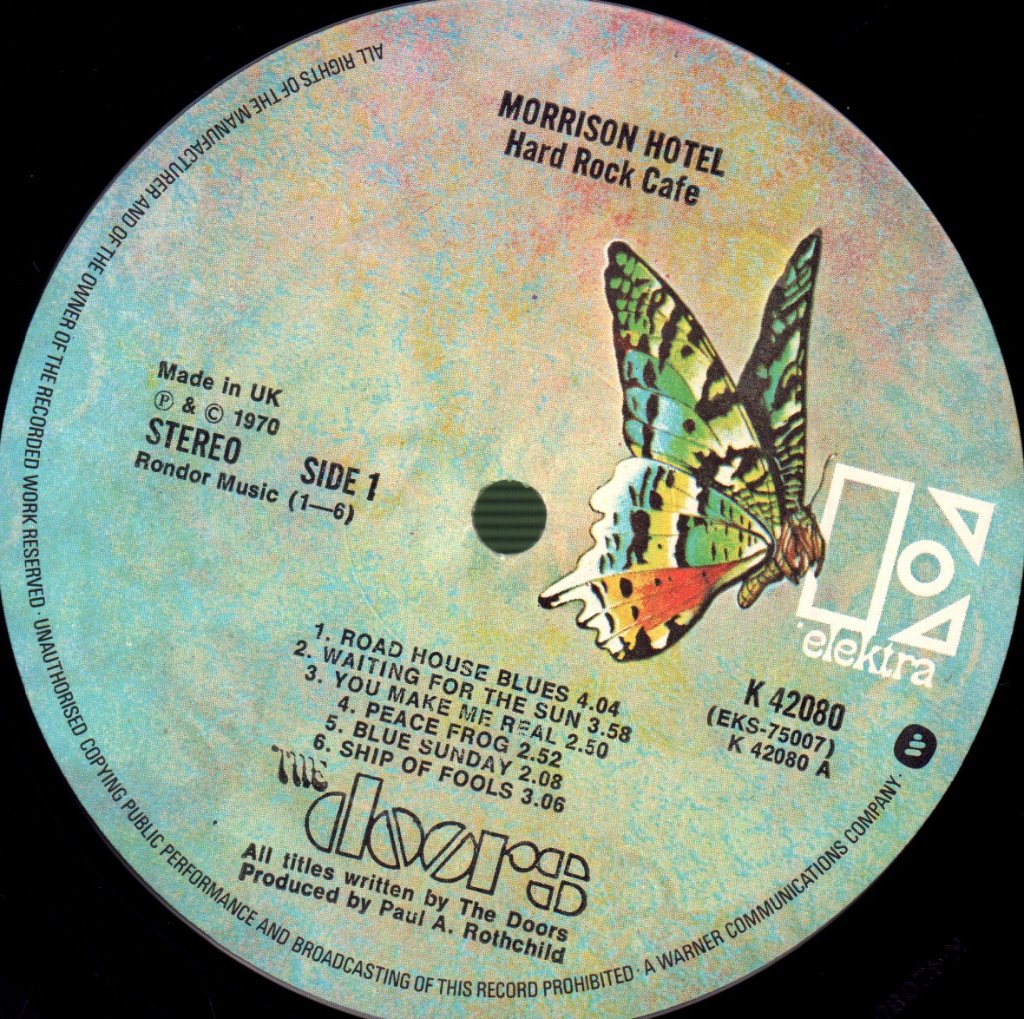 Doors - Morrison Hotel - Lp