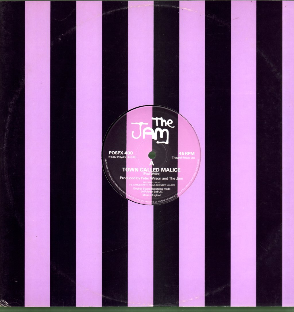 Jam - Town Called Malice - 12 Inch