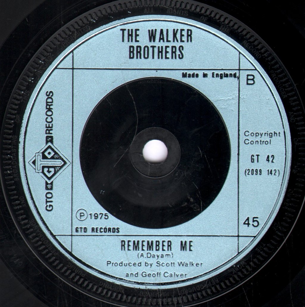 Walker Brothers - No Regrets - 7 Inch