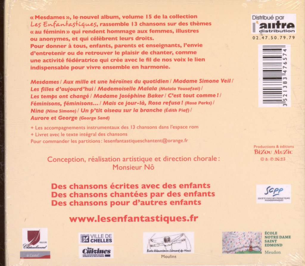 Les Enfantastiques - Mesdames - Cd