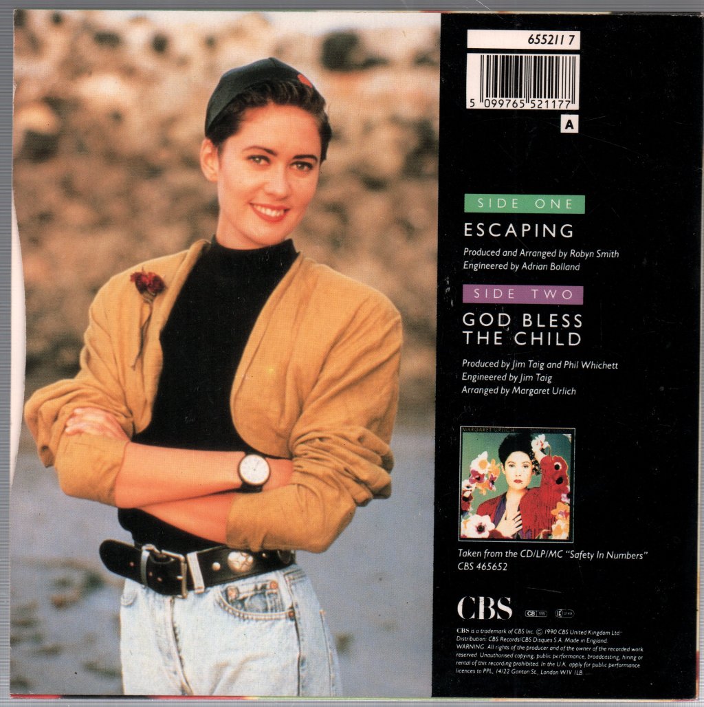 Margaret Urlich - Escaping - 7 Inch