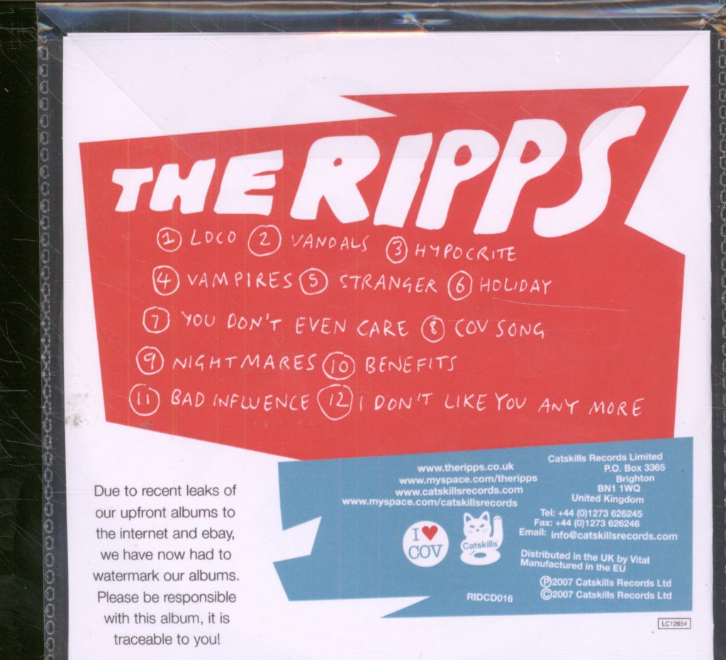 Ripps - Long Live The Ripps - Cdr