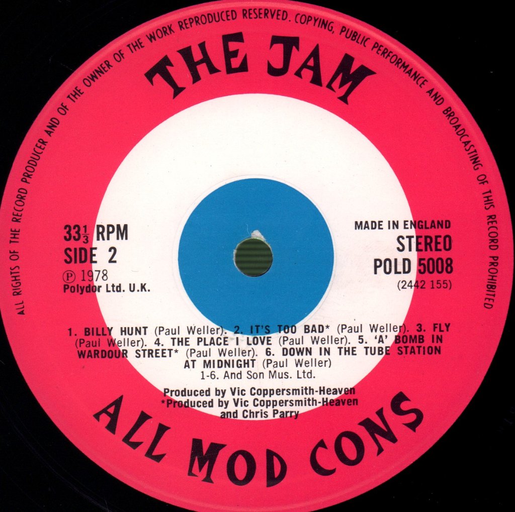 Jam - All Mod Cons - Lp