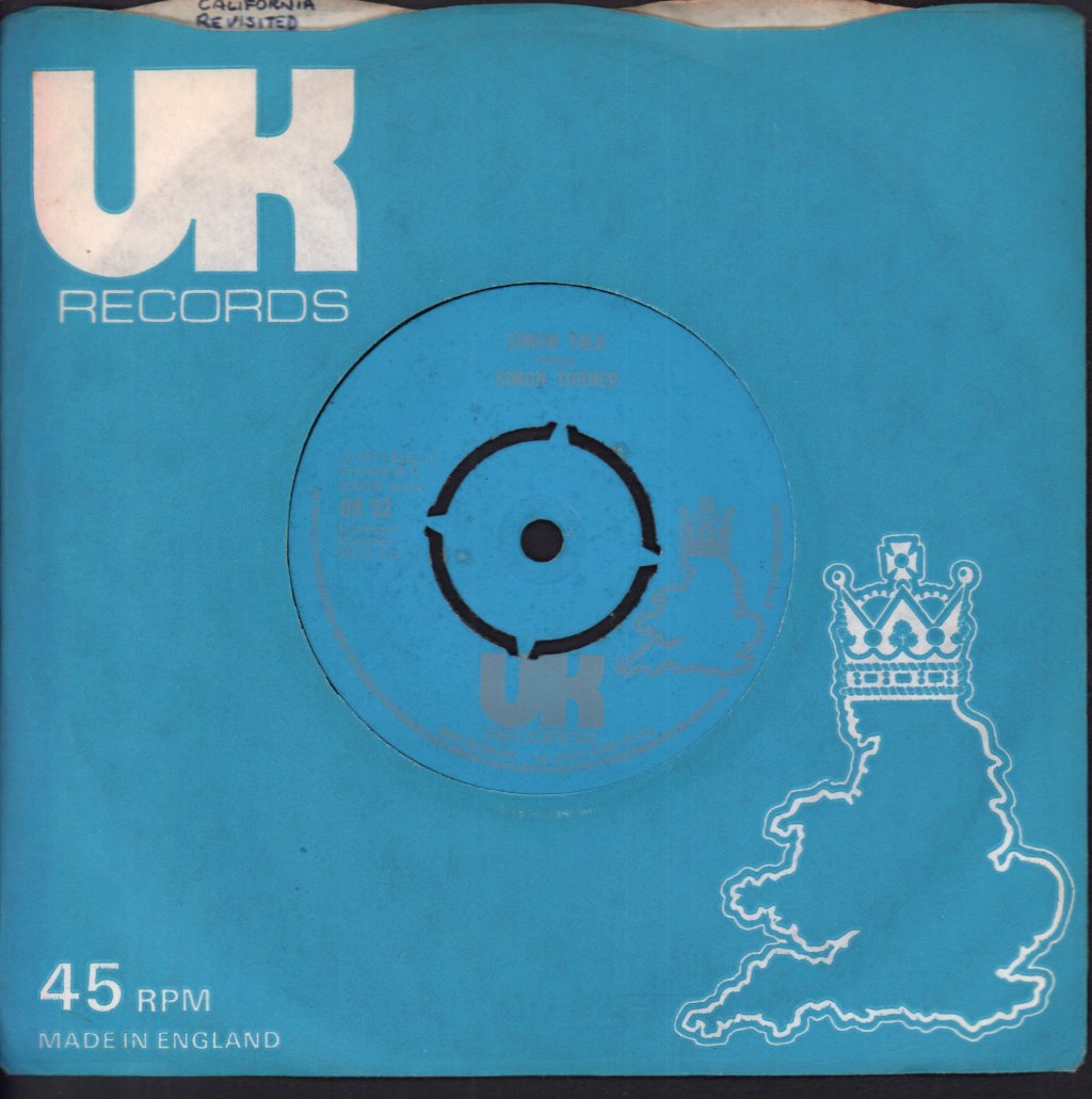 Simon Turner - California Revisited - 7 Inch