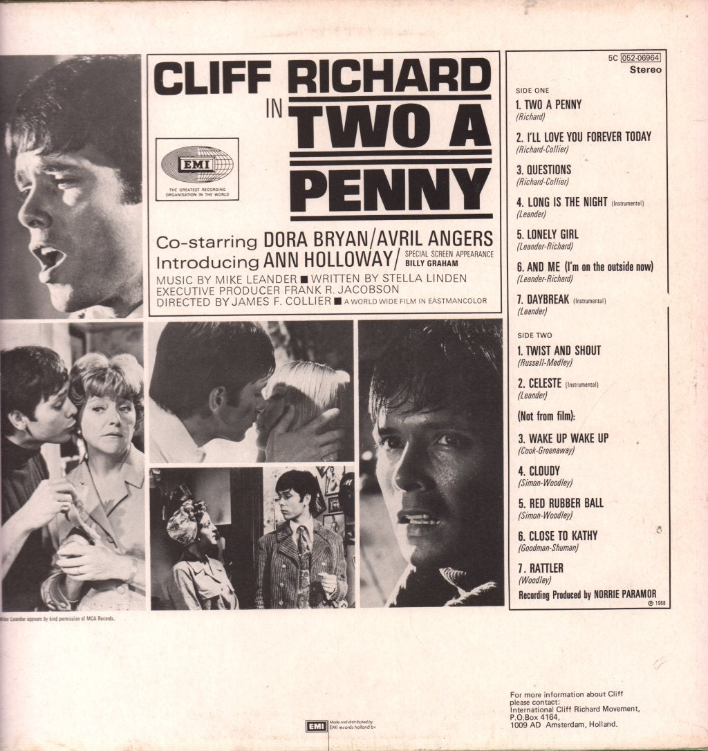 Cliff Richard - Two A Penny - Lp