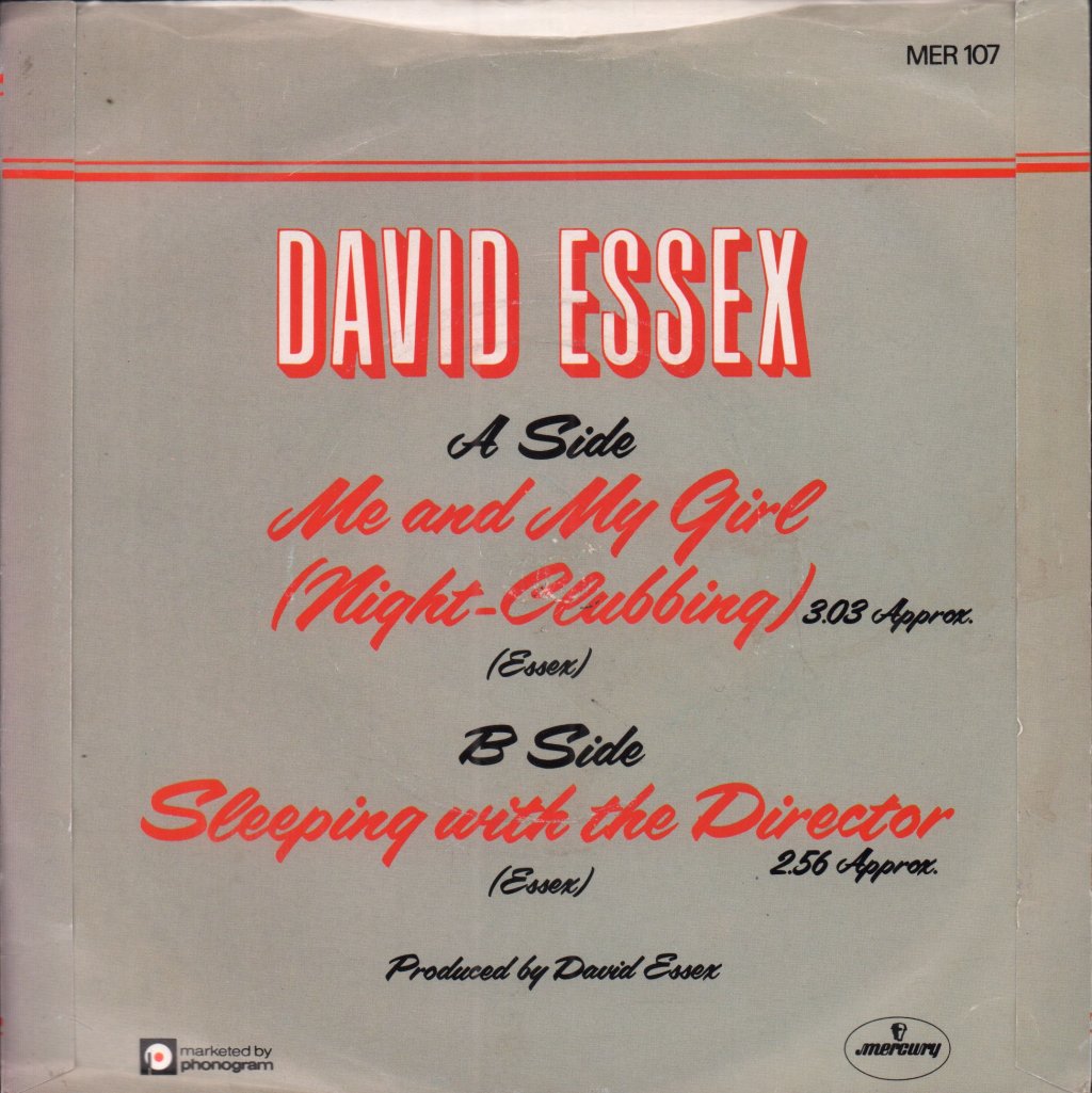 David Essex - Me And My Girl Night Clubbing - 7 Inch
