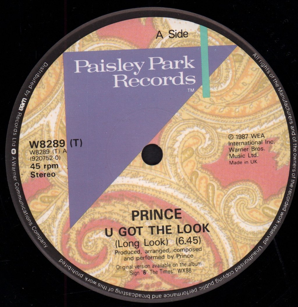 Prince - U Got The Look - 12 Inch