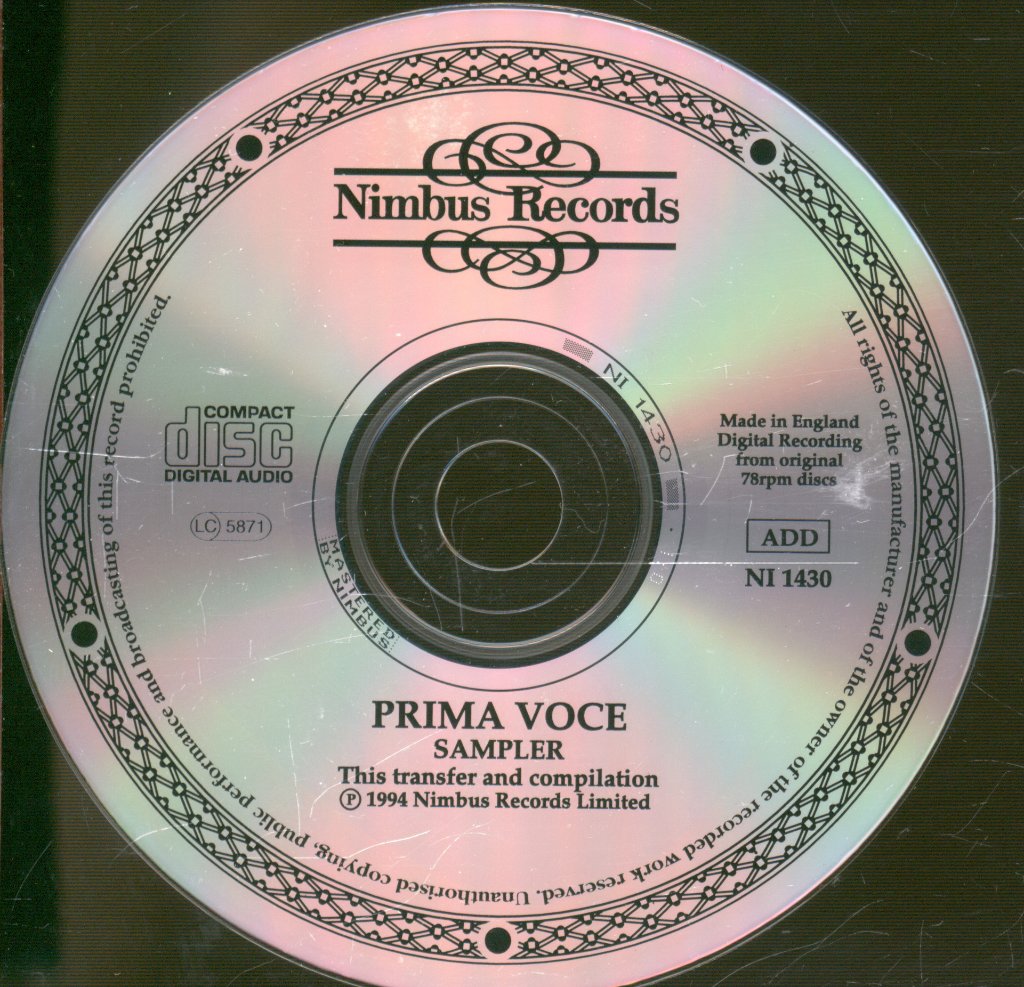Various Artists - Prima Voce Sampler - Cd