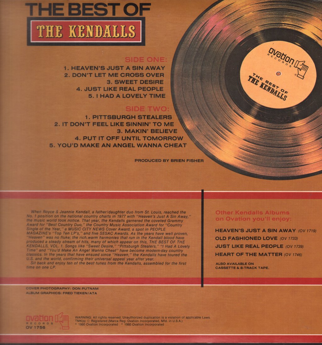 Kendalls - Best Of - Lp